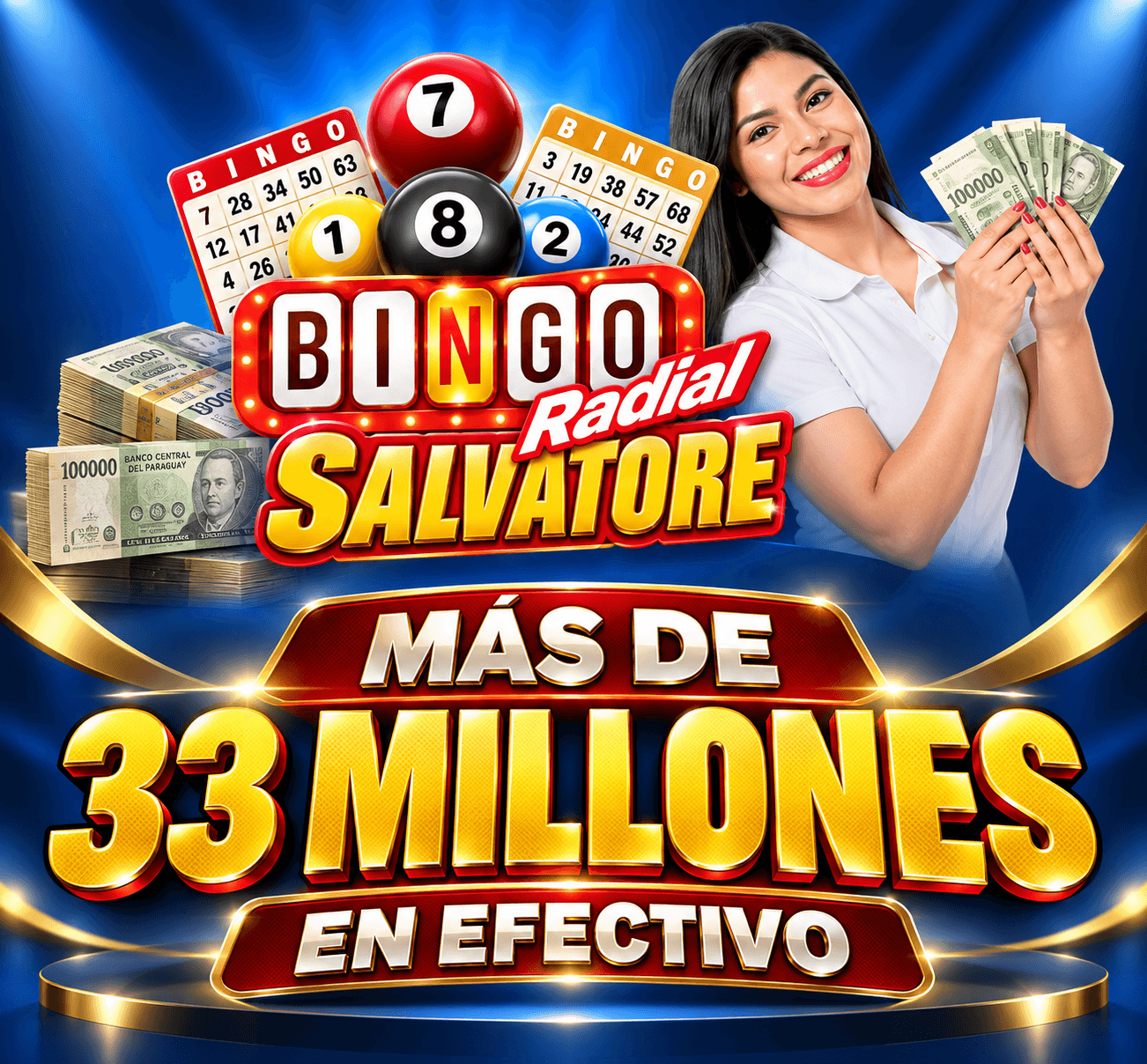 Mas de 33 millones en premios